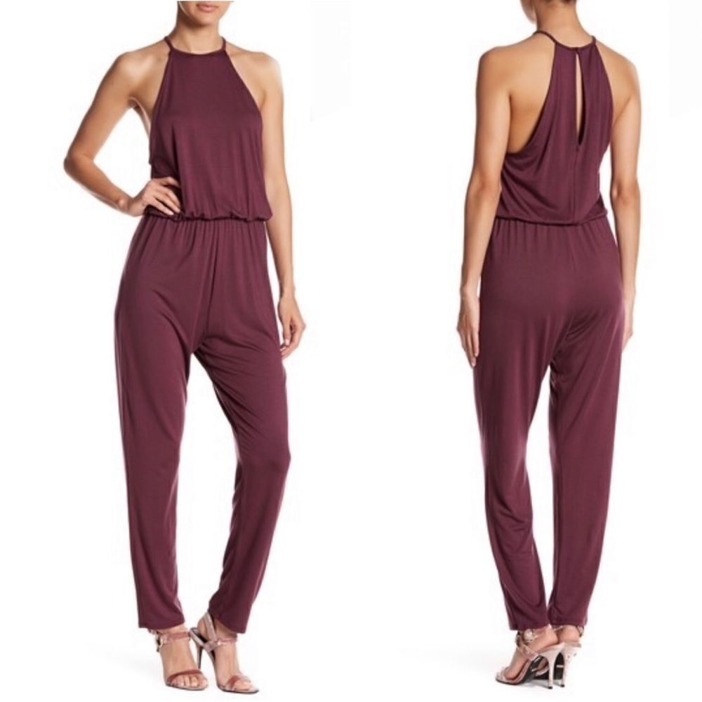 Rachel Pally Maisie Blouson Jumpsuit Currant NWT M